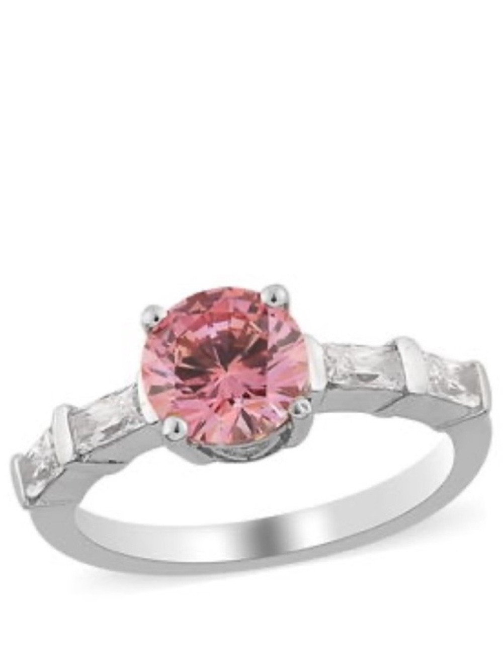 SWAROVSKI Fancy Pink Zirconia Ring